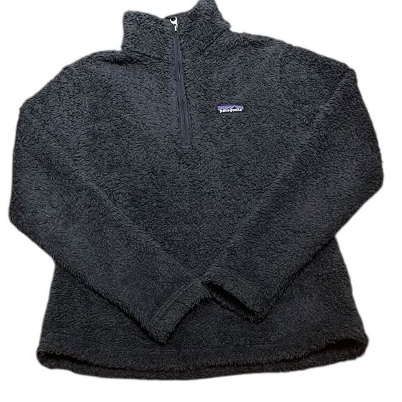 Patagonia Cozy Gray Fleece Quarter Zip Pullover, Size S - Picture 1 of 8